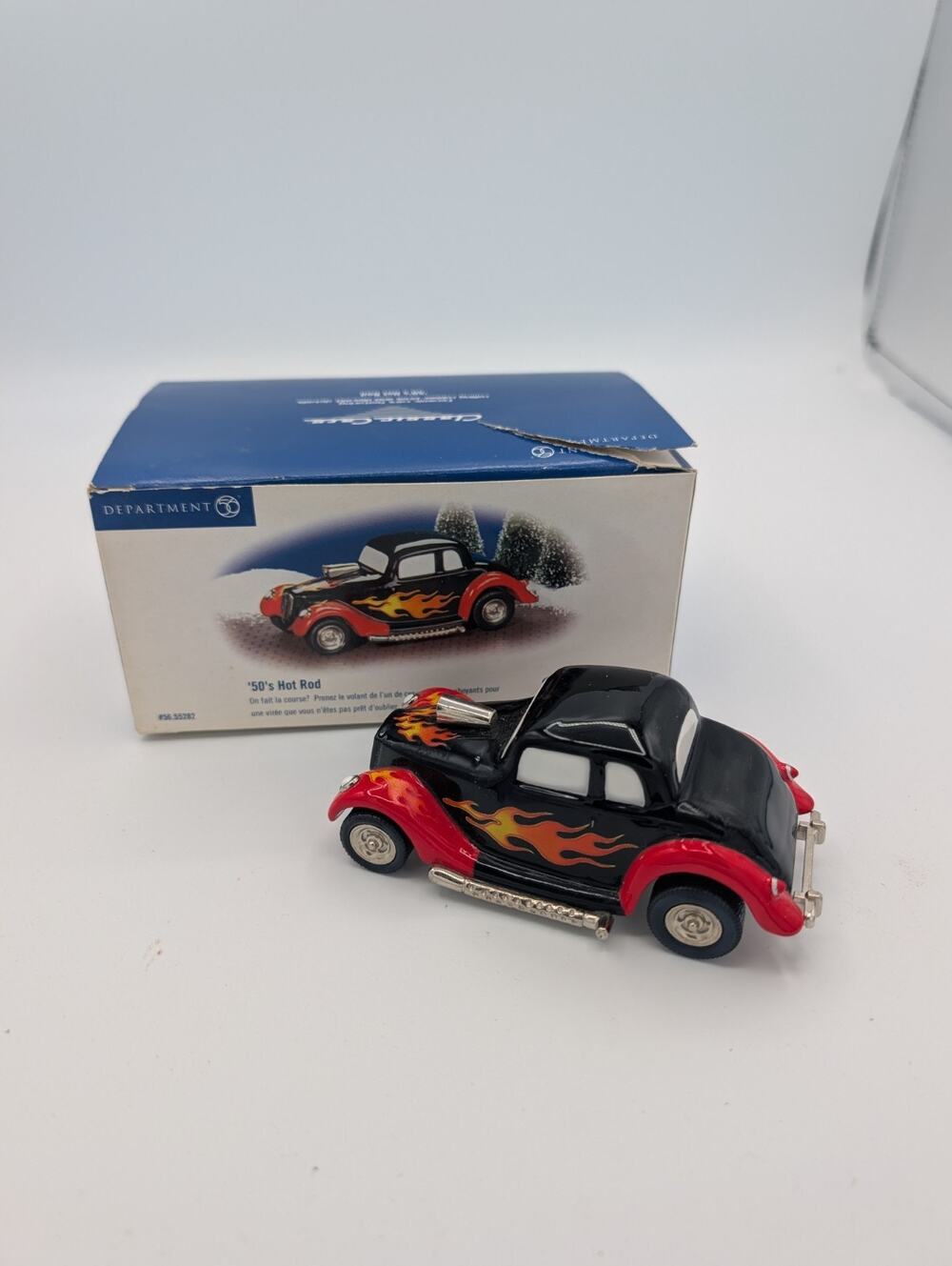 Dept 56 Snow Village '50's Hot Rod Classic Cars Accessory 55282 MIB